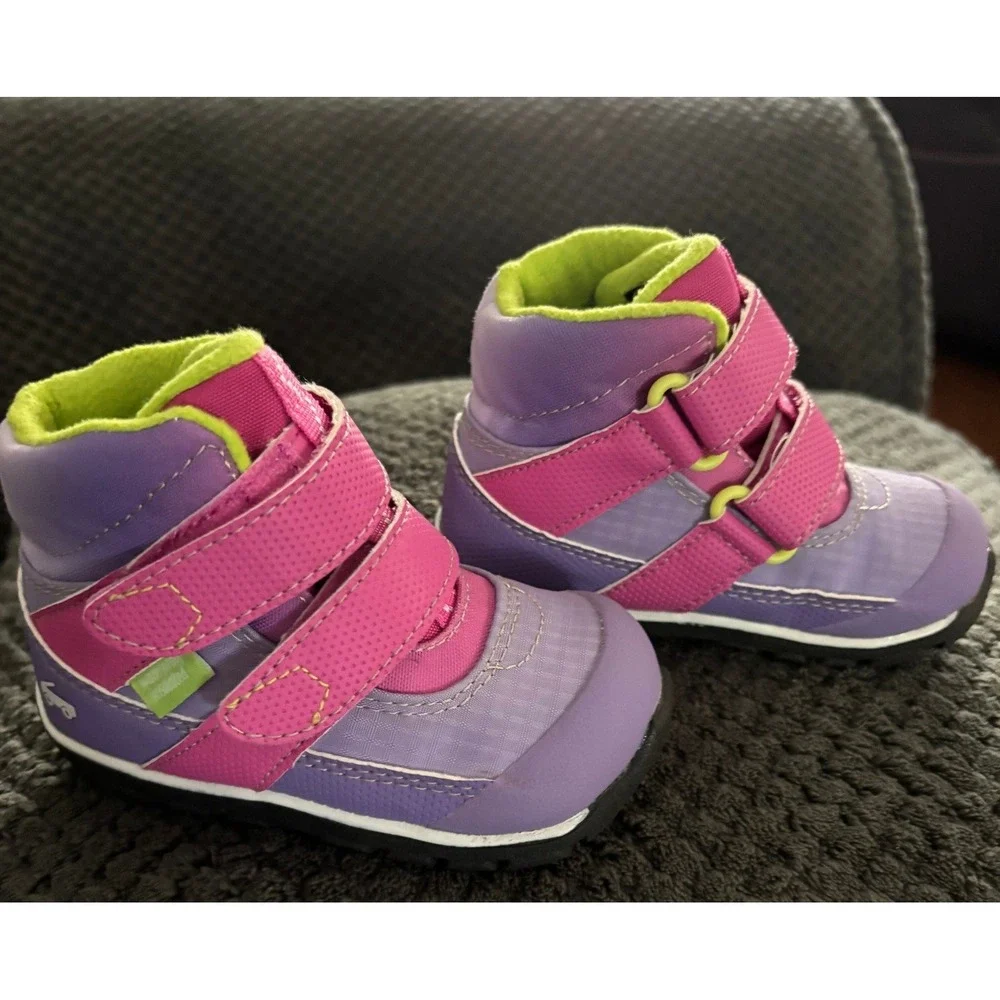See Kai Run Atlas II WP/IN Kids Winter Boots Purple Pink Waterproof Insulated 6